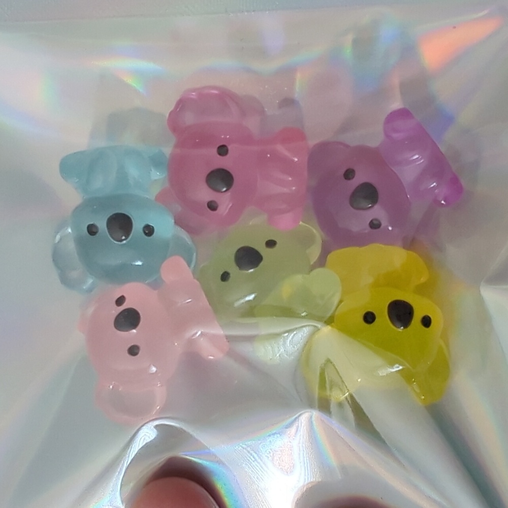 Glow In The Dark Koala 6 Pc Set